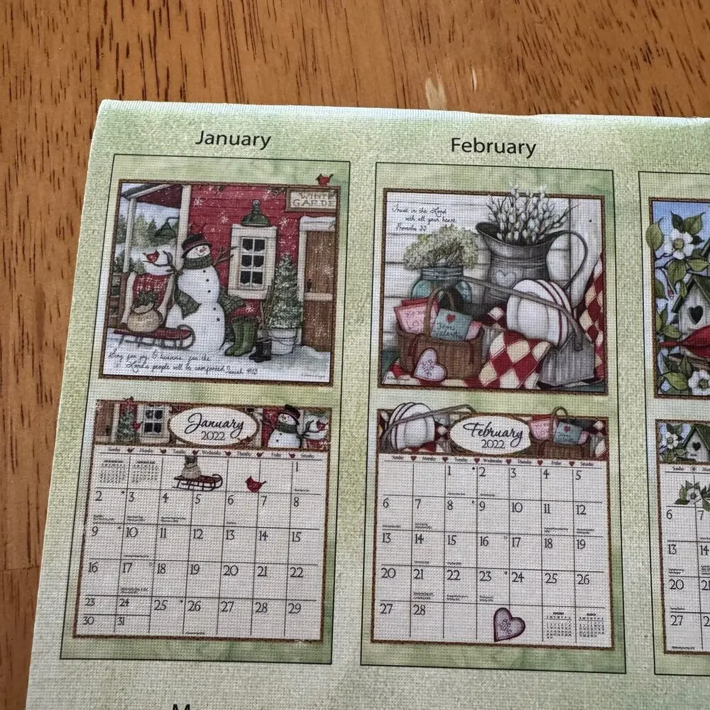 Lang Bountiful Blessings Calendar 2022 Susan Winget Art Birds Scripture Verses